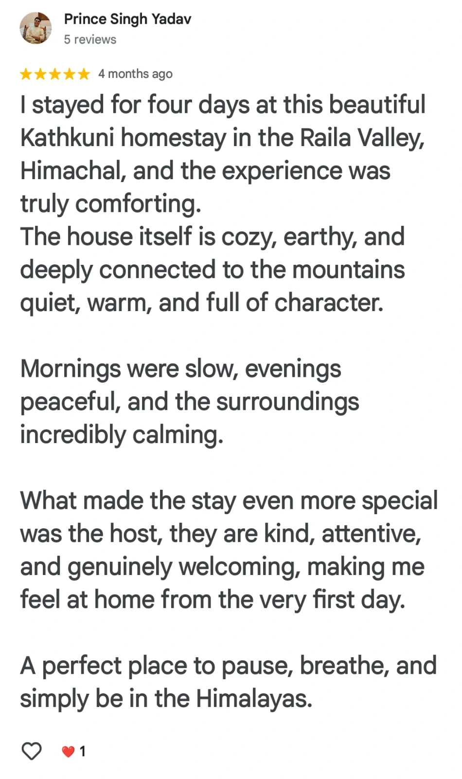 Customers testimonials